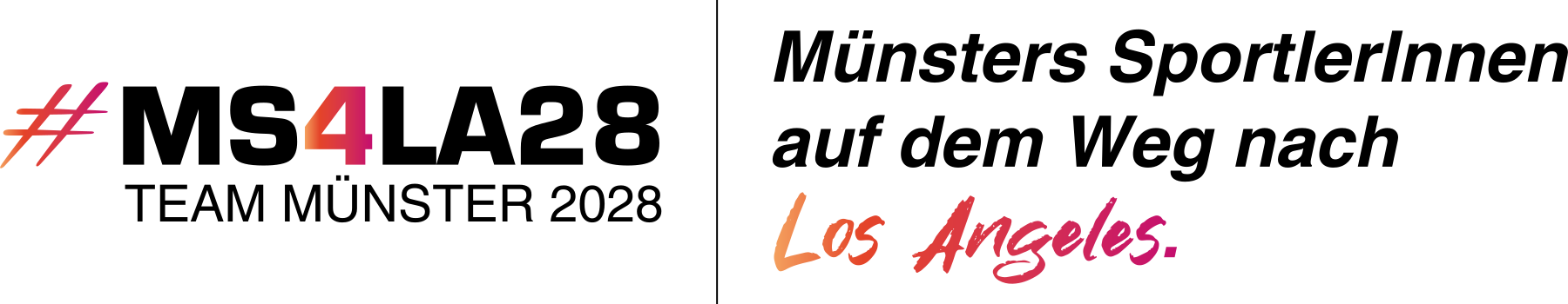 #MS4LA28 – Team Münster 2028